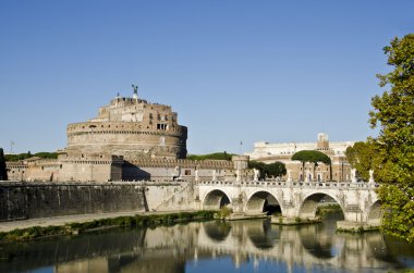 Sant Angelo Castle in Rome, Italy clipart