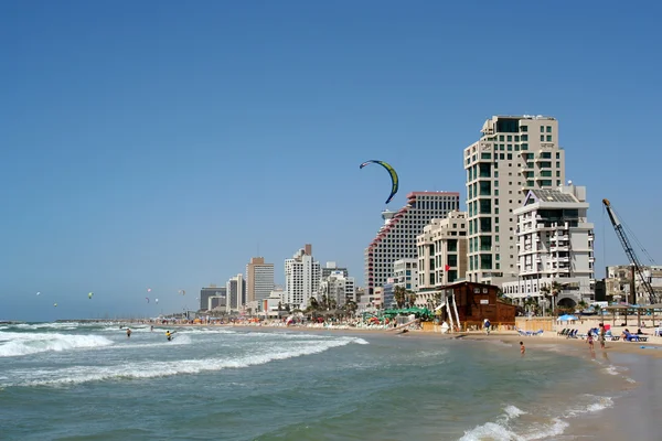 Spiaggia di Tel Aviv — Foto Stock