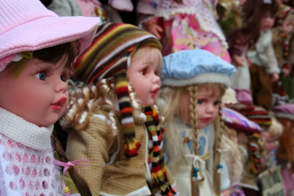 Many dolls — Stock Photo, Image