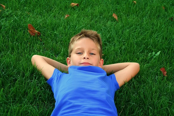 stock image Boy in the park