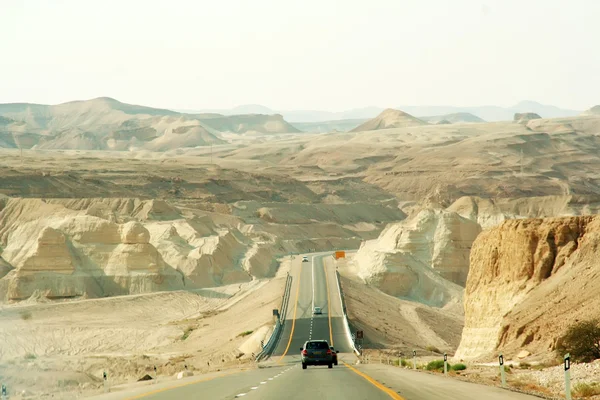 Route vers la mer Morte en Israël — Photo