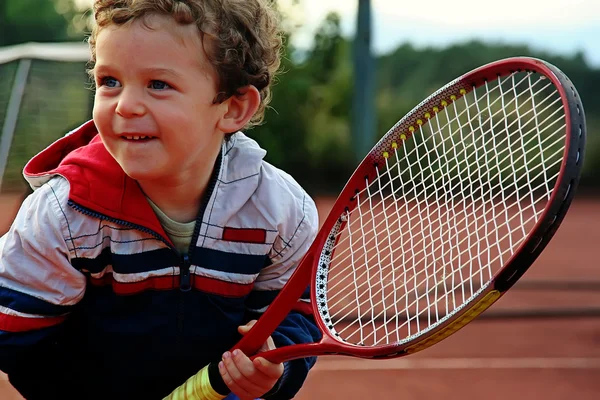Tenis çocuk — Stok fotoğraf