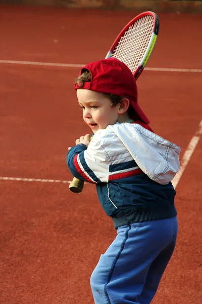 テニス少年 — ストック写真