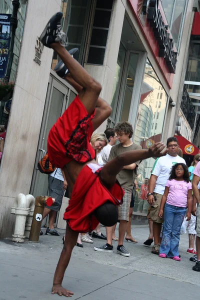 Bailarines callejeros — Foto de Stock