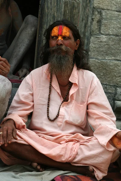 Sadhu in Kathmandu — Stockfoto