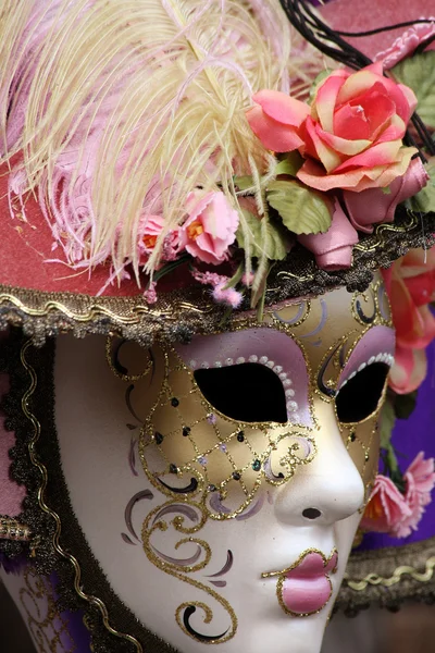 Benátská maska, uzavřete — Stock fotografie