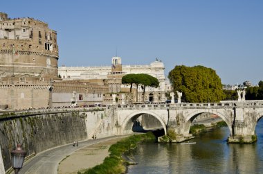 Roma, İtalya 'da Sant' Angelo Kalesi