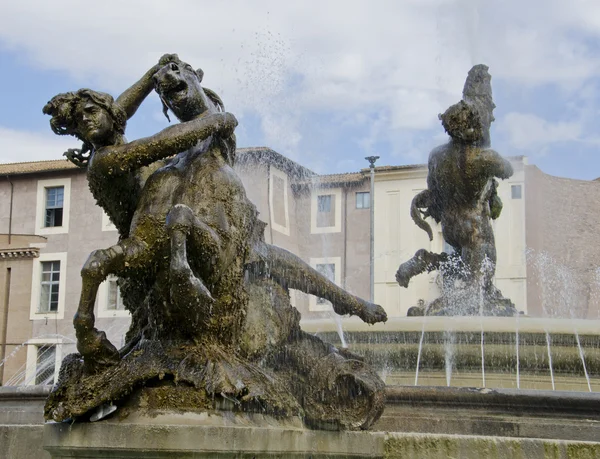 Fontana delle Naiadi in Rome, Italy — Stock Photo, Image