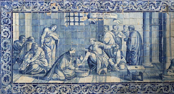 stock image Lisbon azulejos