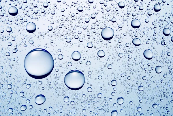 Gotas de água macro foto — Fotografia de Stock