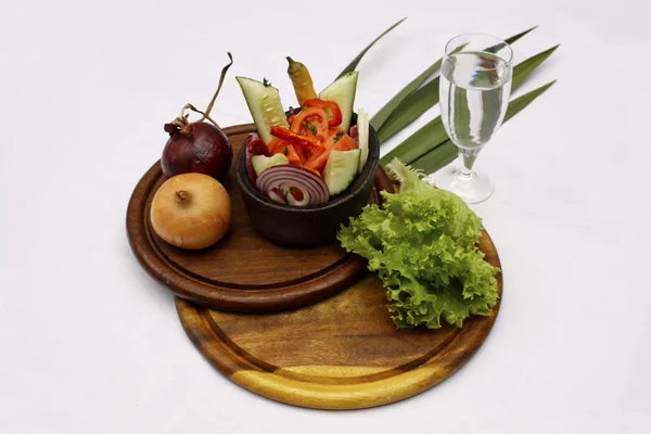 Zeleninové jídlo — Stock fotografie