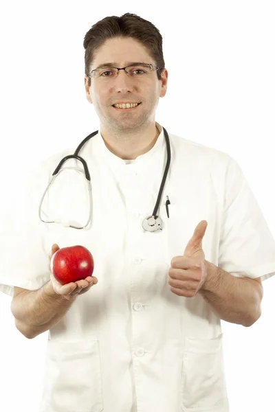 Médico da Apple — Fotografia de Stock