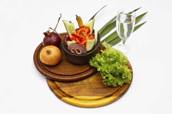 Zeleninové jídlo — Stock fotografie
