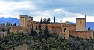 La Alhambra in Granada, Spain clipart