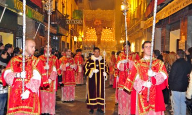 Easter Procession in Granada, Spain clipart