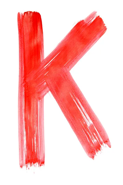 K letra — Foto de Stock