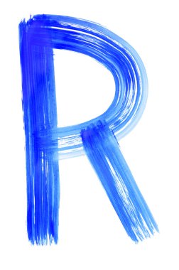 R letter clipart