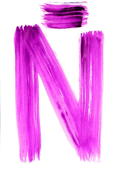 Ñ letter — 图库照片