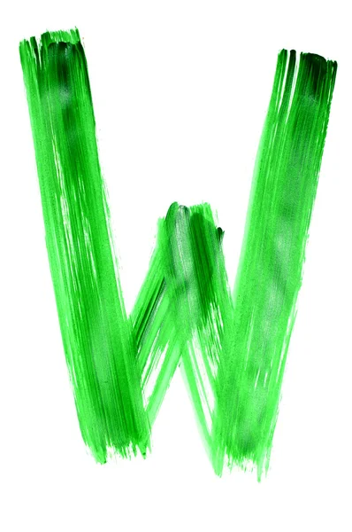 W letter — Stock Photo, Image