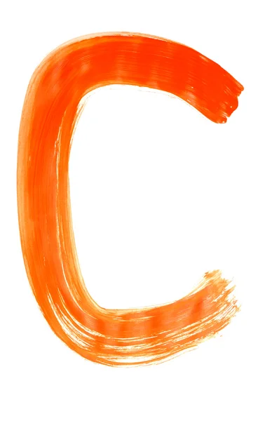 C litera — Zdjęcie stockowe