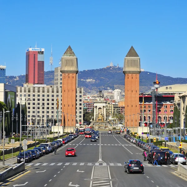スペイン、バルセロナのスペイン広場 — ストック写真