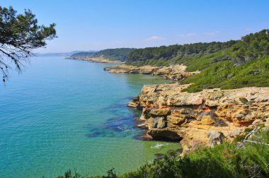 Tarragona coast, Spain clipart