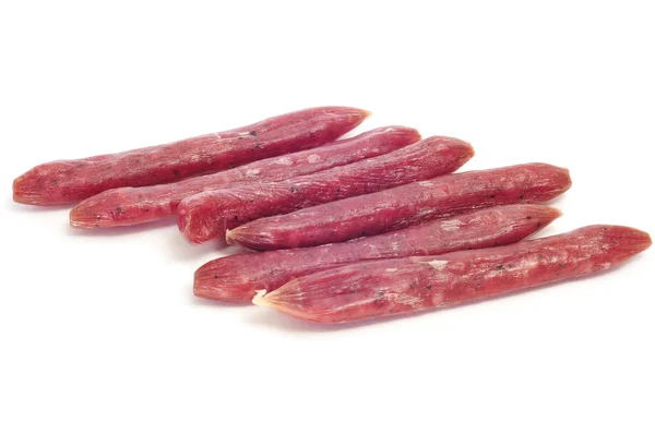 Fuet, salame espanhol — Fotografia de Stock
