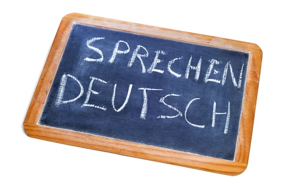 Sprechen deutsch, alemão é falado — Fotografia de Stock