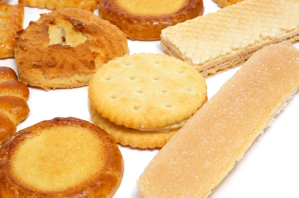 Pile of different biscuits — Stock Photo, Image