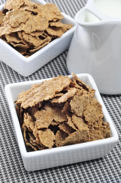 Bowls with cereals — Stock Photo, Image