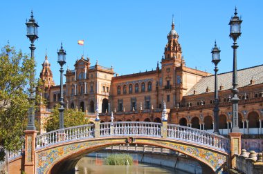 Plaza de España, Seville clipart