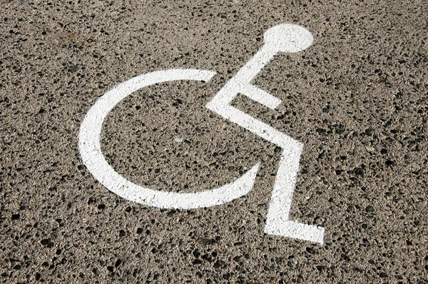 Disabled parking permit — Stock Photo, Image