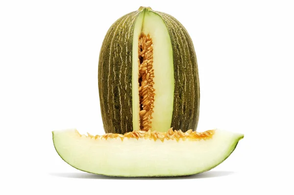 Otwórz melon — Zdjęcie stockowe