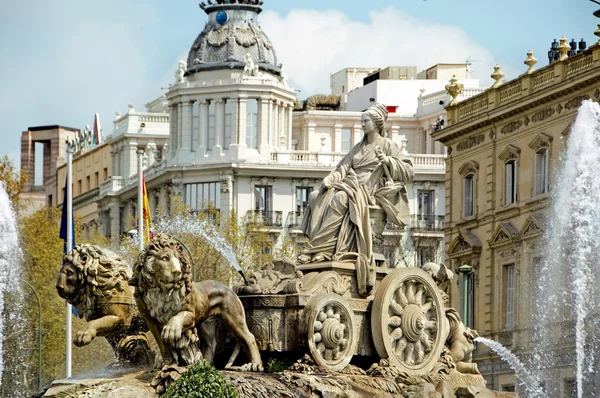 Fonte de Cibeles, Madrid — Fotografia de Stock