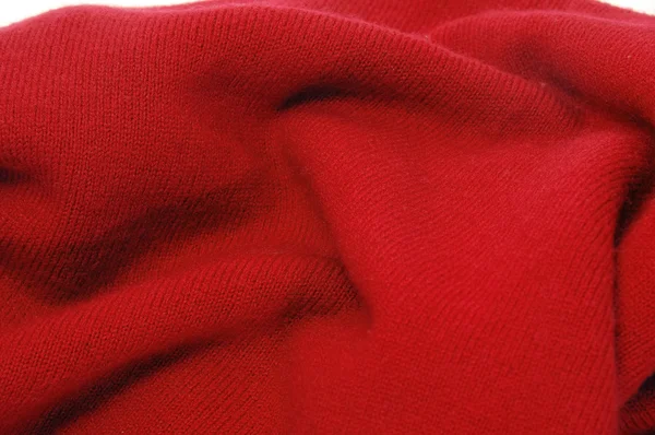 Červená textilní — Stock fotografie