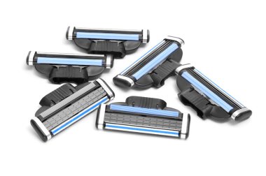 Razor multiple-blade cartridges clipart