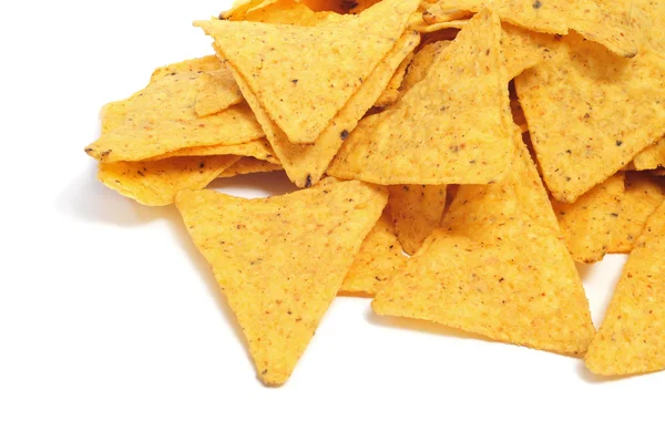 Un mucchio di nachos — Foto Stock