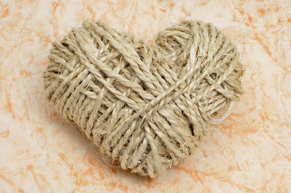 Rope heart — Stock Photo, Image