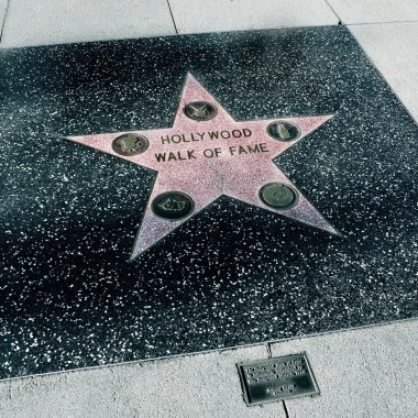 Hollywood Walk of Fame, Los Angeles, United States clipart