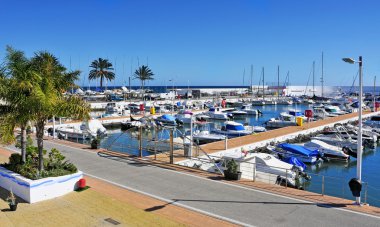 Puerto deportivo de marbella, İspanya