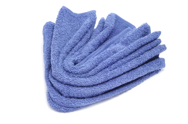 蓝色毛巾 — 图库照片