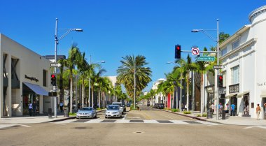 Rodeo Drive, Beverly Hills, United States clipart