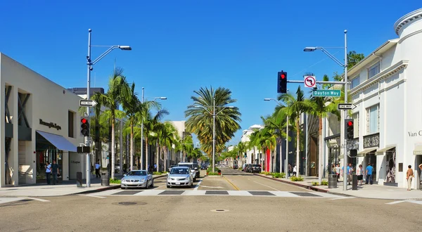 Rodeo Drive, Beverly Hills, Estados Unidos da América — Fotografia de Stock