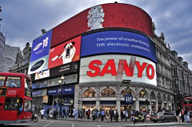 Piccadilly Circus, London, United Kingdom clipart