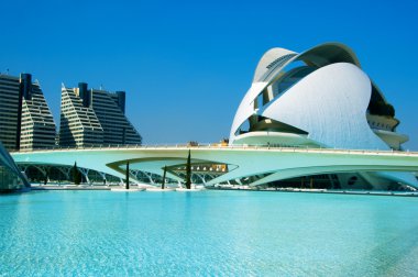 Queen Sofia Palace in The City of Arts and Sciences of Valencia, clipart