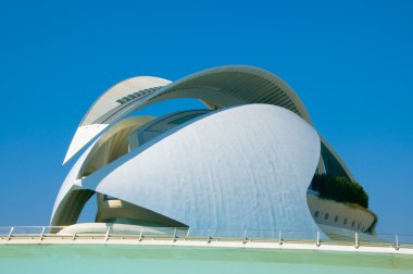Queen Sofia Palace of the Arts in The City of Arts and Sciences clipart
