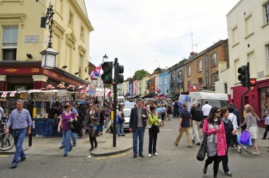 Portobello road market Londra, İngiltere