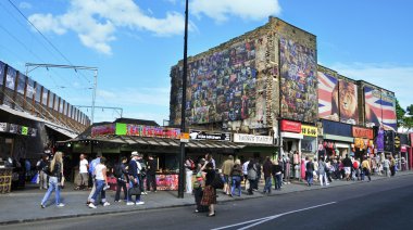 Camden Street in London, United Kingdom clipart