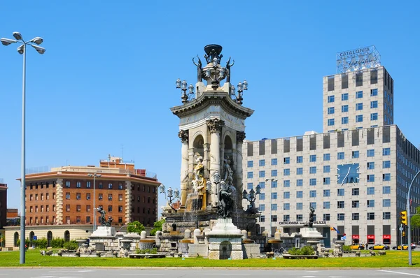 stock image Plaza de Espana in Barcelona, Spain