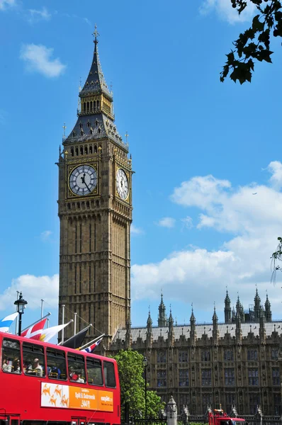 Big Ben and Westminster Palace, London, United Kingdom — Stock Photo, Image